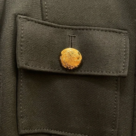 White House Black Market Luxe Stretch Military Jacket - Picture 5 of 12